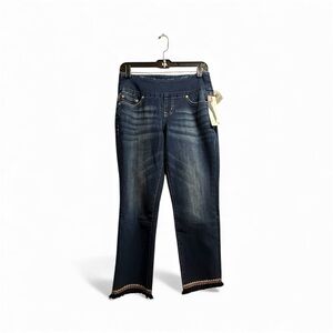 Jag Jeans Peri straight ankle jeans with decorative cuff